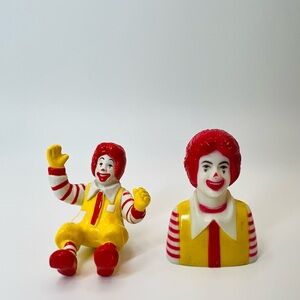 Vintage McDonald’s Ronald McDonald Figure & Pencil Sharpener | 1984